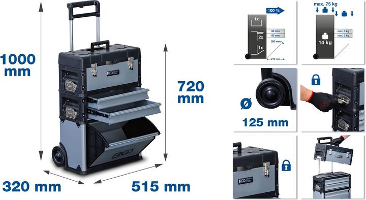 Produktbild BGS Montagewagen fahrbar