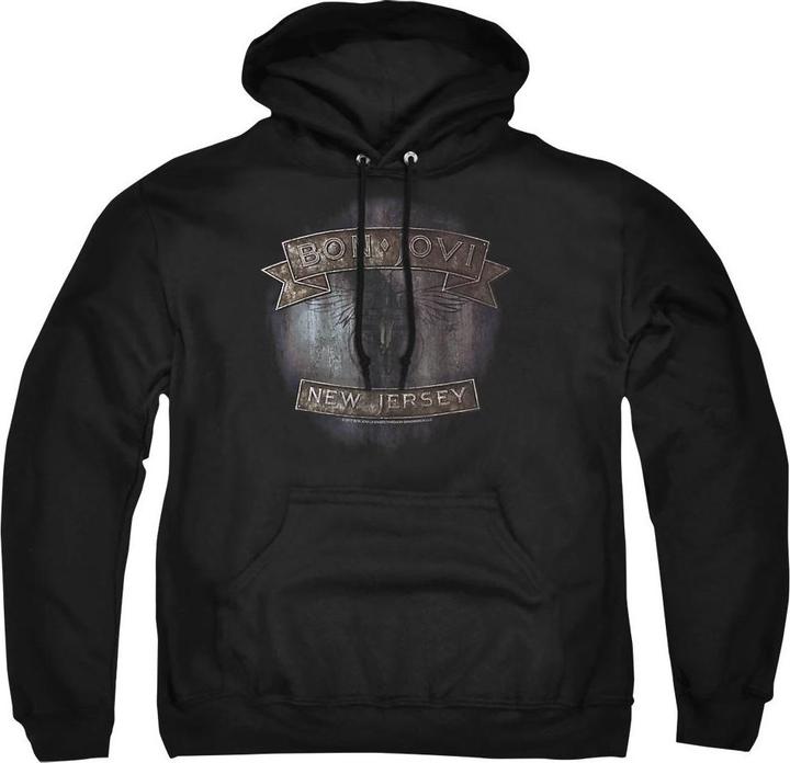 Immagine prodotto Bon Jovi New Jersey Felpa con Cappuccio Adulto Unisex (M)