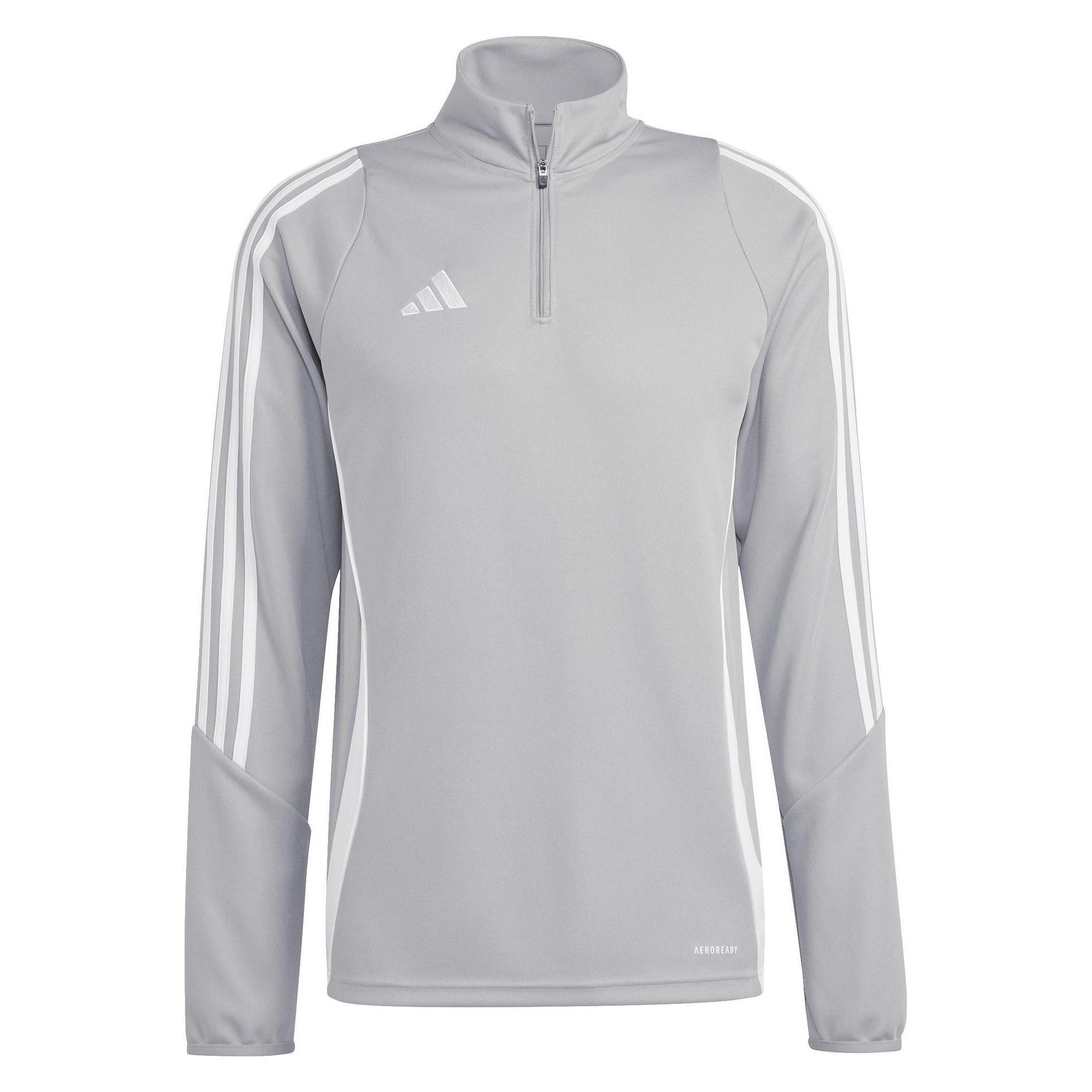 Adidas, Mannen, Sportief Shirt, TIRO24 Trtop (L), Grijs, L
