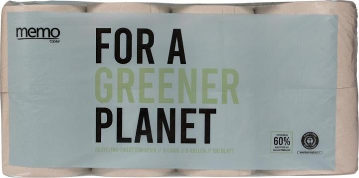 Actual product image Memo Paris MEMO toilet paper recycled 3-ply | 150 sheets