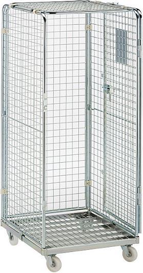 Produktbild kaiserkraft Antidiebstahlbehälter mit Stahl-Rollplatte (500 kg)