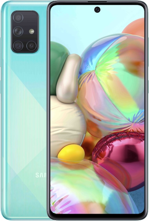 Samsung Galaxy A71 (128 GB, Prism Crush Blue, 6.70", Dual SIM, 64 Mpx, 4G)