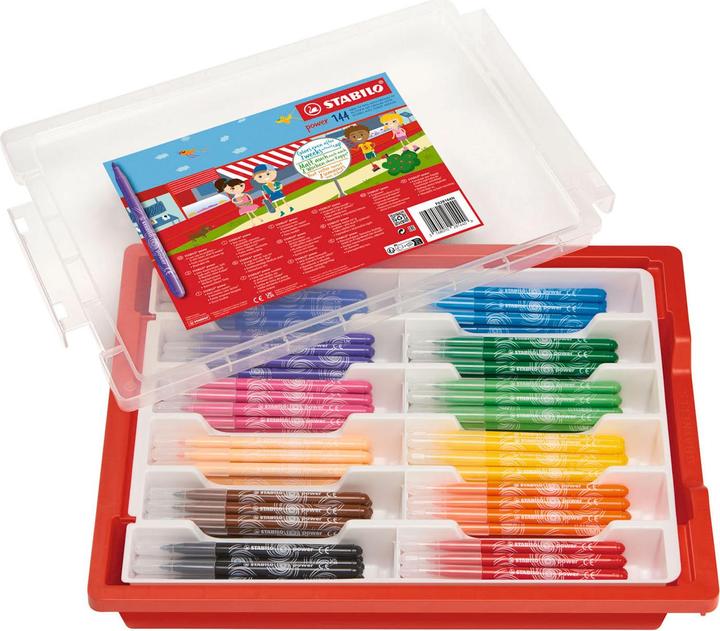 Produktbild STABILO ® power - 144er Box - 12 verschiedene Farben (144x)