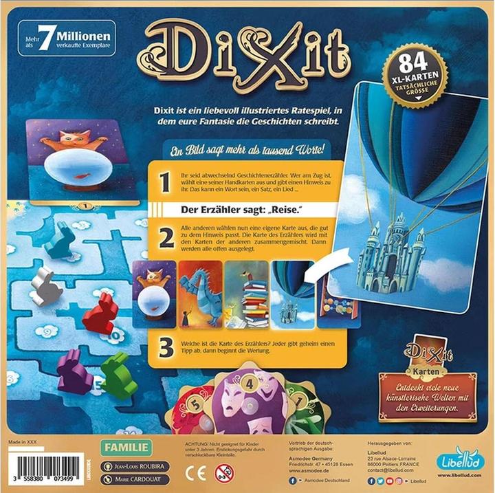 Image du produit Libellud Dixit (nouveau design) (Allemand, Français, Italien)