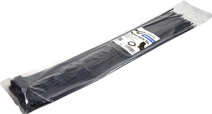 Image du produit LogiLink Colliers de serrage 100 pièces, longueur : 500 mm, épaisseur : 4,4 mm, noir (Serre-câbles en plastique, 500 mm, 100 pcs)