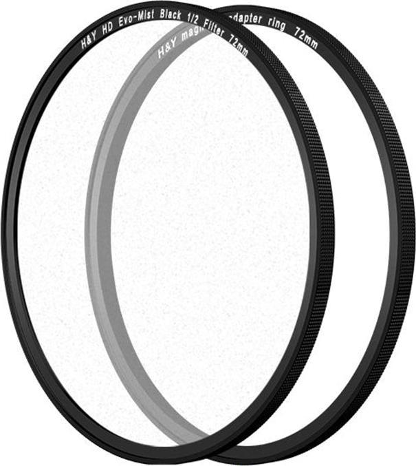 Immagine prodotto H&Y HD EVO Black Mist 1/2 Filtro 72mm (72 mm, Filtro nebbia nero)
