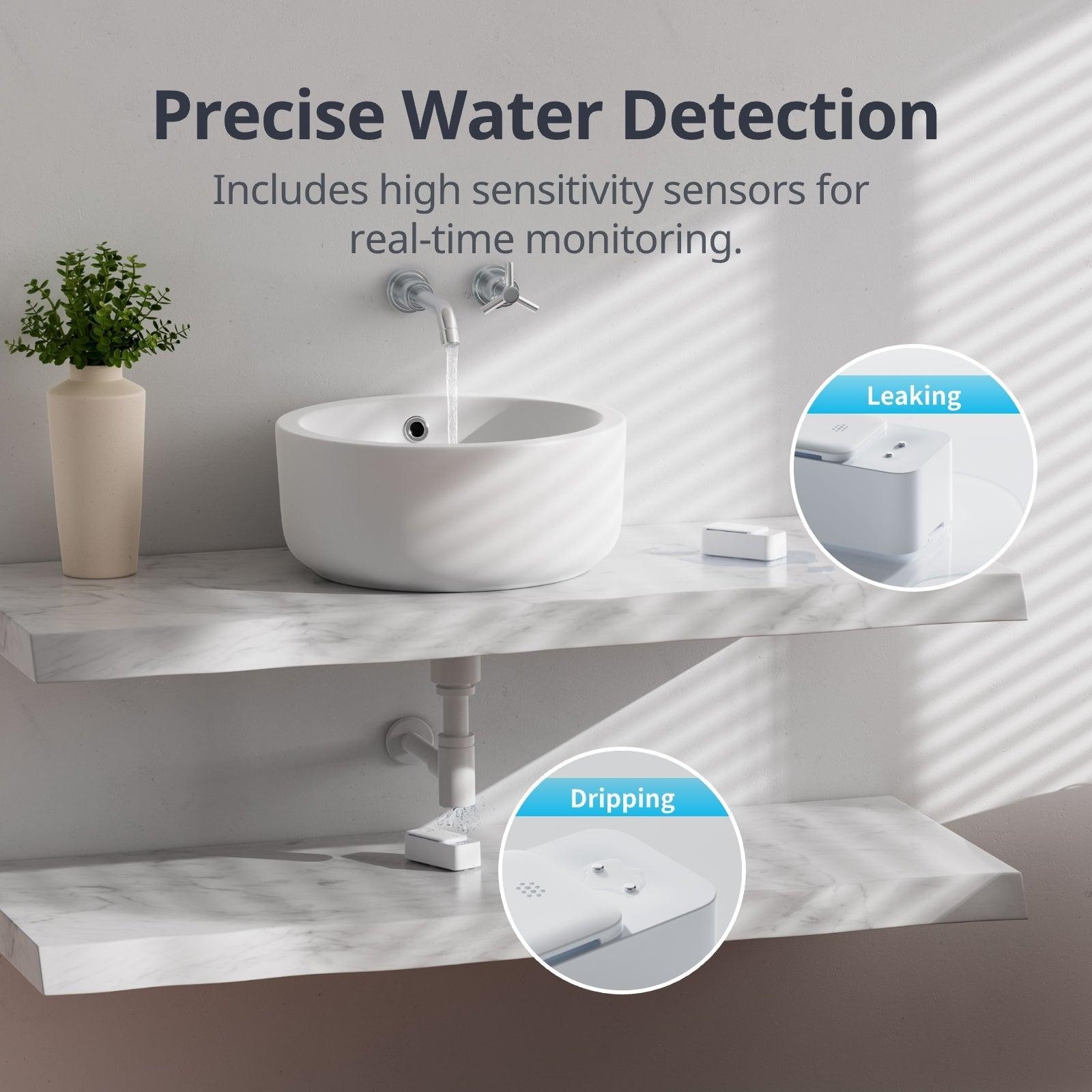 Thumbnail - SwitchBot Water Leak Detector inkl. Sensor Cable, Smart Home Hub, Weiss