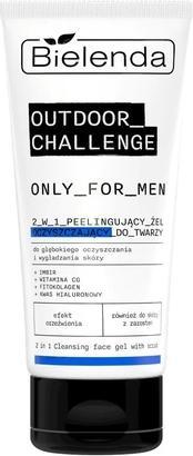 Bielenda Only For Men Outdoor Challenge 2-In-1 Peeling Cleansing Gel For Face 150g (Reinigungsgel)