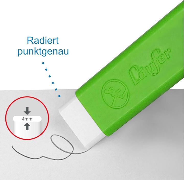 Image du produit Läufer Gomme plastique Lufer Pocket 2, vert