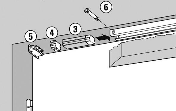 Productafbeelding TJSS Veerbelaste openingsbegrenzer voor T 46 / T 6 (Balkondeur, Houten deur, Kamerdeur, Toegangsdeur)