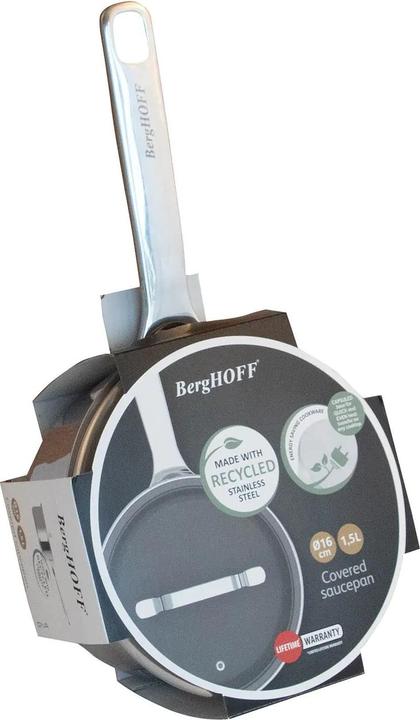 Productafbeelding BergHoff Kookpot HELIX 16, ø 16 cm / 1,5 L (Steelpan, Roestvrij staal, 16 x 12.50 cm)