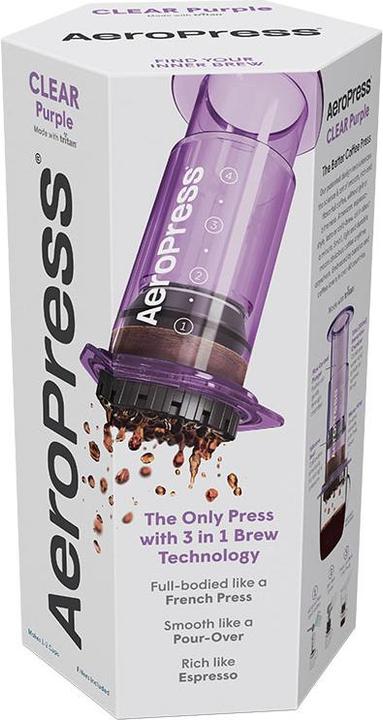 Image du produit Aeropress Clear Purple - Lila Kaffeemaschine