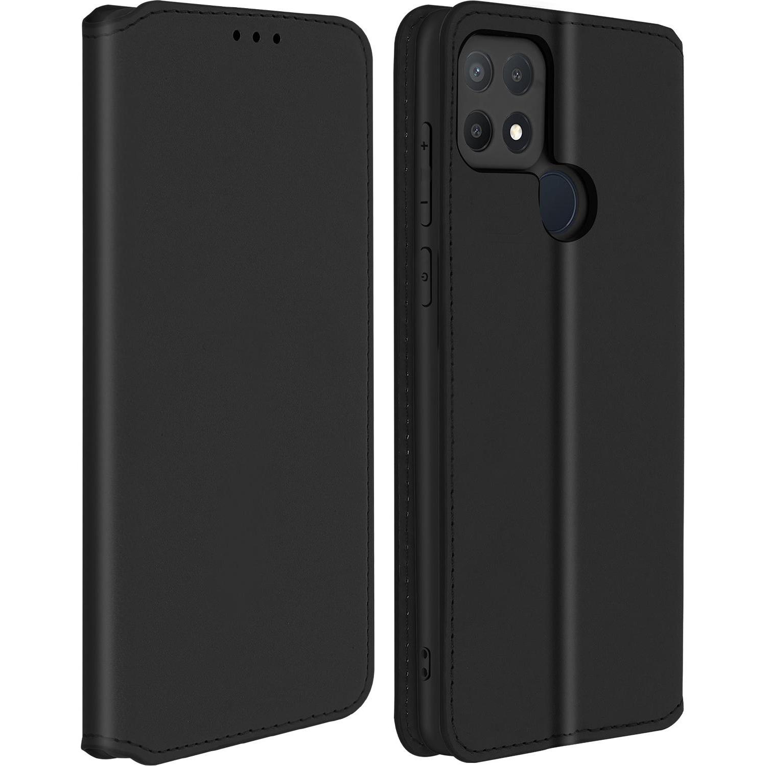 Avizar Elec Series (Oppo A15), Smartphone Hülle, Schwarz