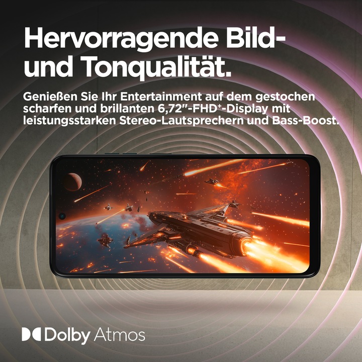 Image du produit Motorola moto g15 (128 Go, Orange soleil levant, 6.72", Double SIM, 50 Mpx, 4G)