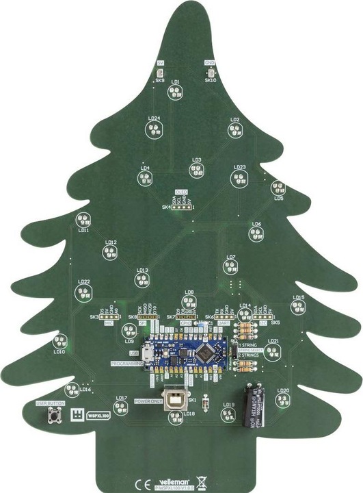Produktbild Whadda Weihnachtsbaum XL-Löt- und Programmierkit (Diverse)