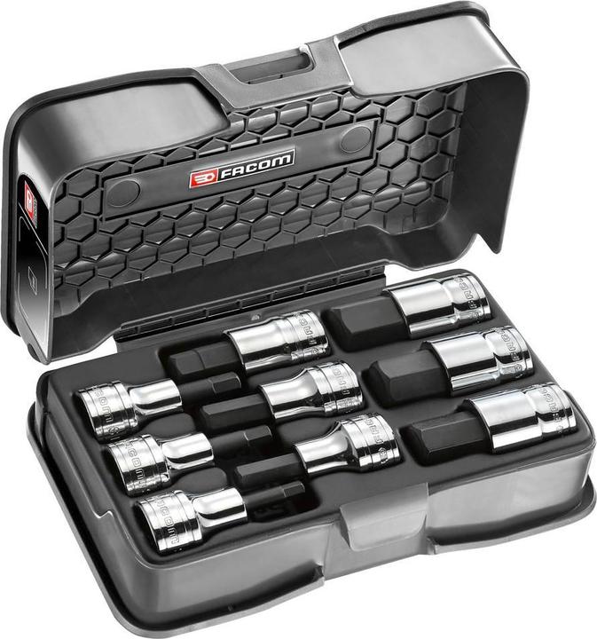 Actual product image Facom Internal hexagon socket wrench (14 mm, 12 mm, 5 mm, 6 mm, 19 mm, 8 mm, 17 mm, 10 mm, 7 mm)