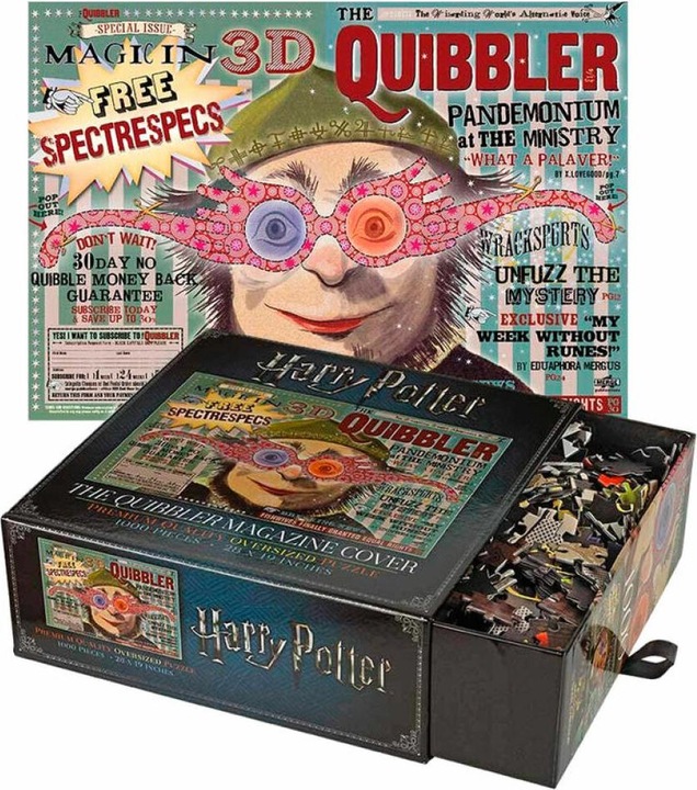 Image du produit Noble Collection Harry Potter : La couverture de Quibbler Magazine (1000 pièces)