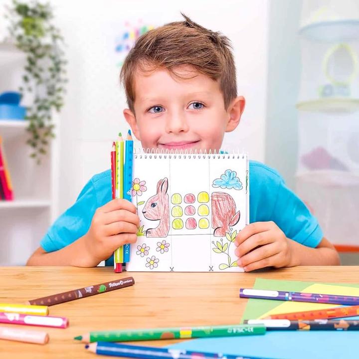 Actual product image Pelikan Crayons triangular Silverino (12x)