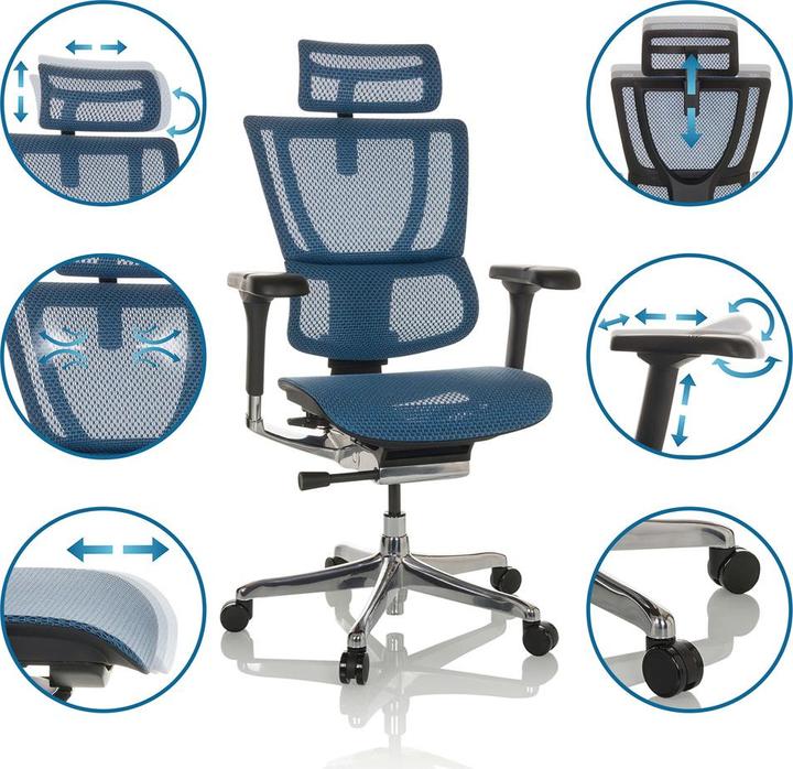 Actual product image Hjh Office Ergohuman Slim Gen2