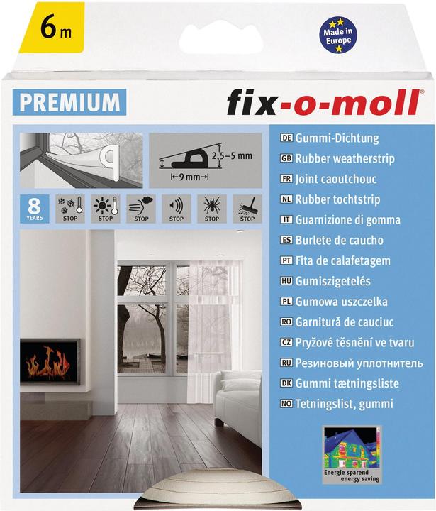 Image du produit Fix-o-moll P-Profil Gummi-Dichtung