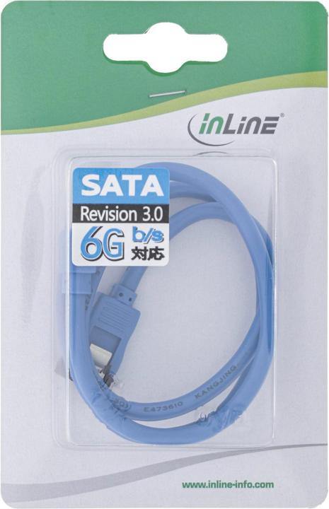Actual product image InLine SATA connection cable (15 cm, SATA III)