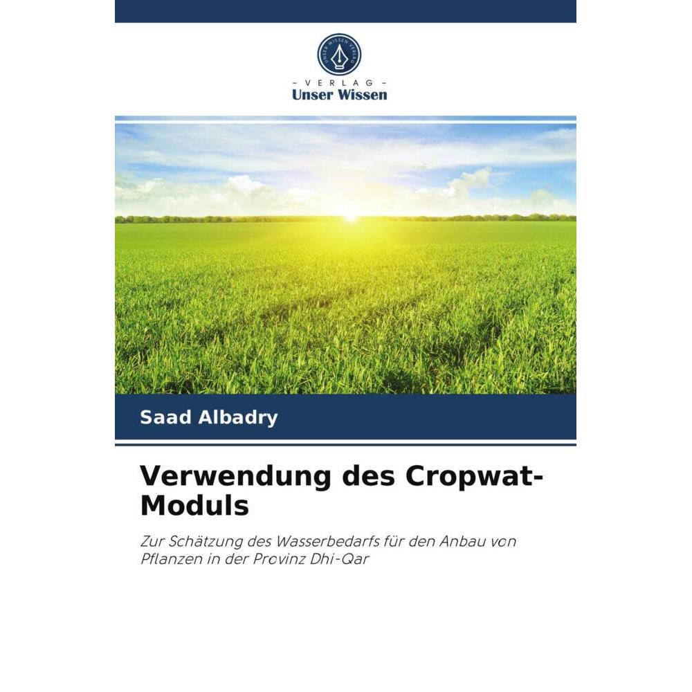 Verwendung des Cropwat-Moduls, Fachbücher von Saad Albadry