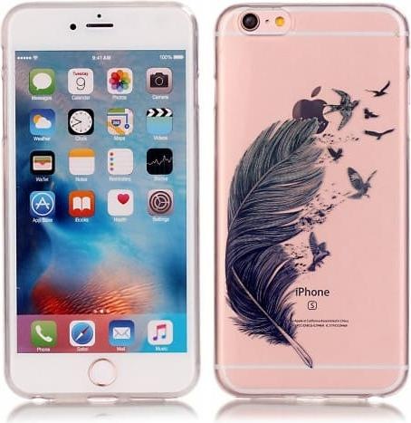 Immagine prodotto Ueli Express iPhone 6s / 6 Custodia super sottile in gomma TPU Flight Feathers (Apple iPhone 6s, Apple iPhone 6)