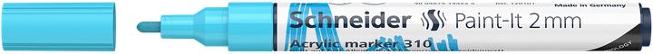 Valeurs nutritives et ingrédients Schneider Marqueur acrylique Paint-It 310 2mm bleu pastel (1 x)