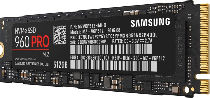 Produktbild Samsung 960 Pro (512 GB, M.2)