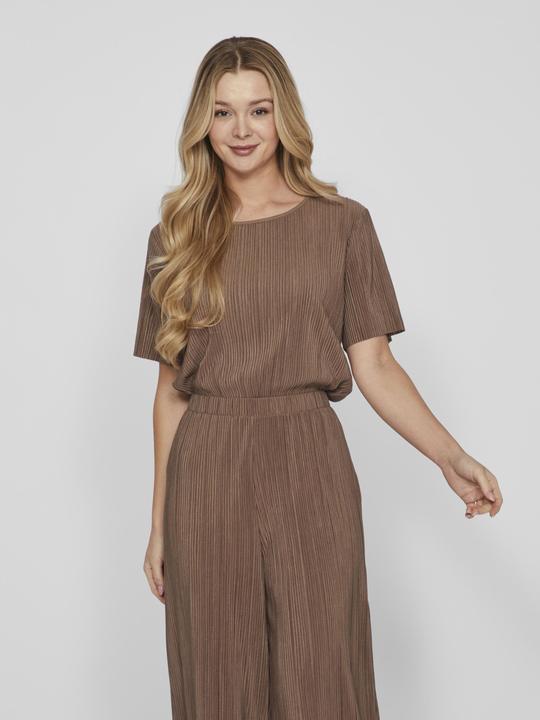 Actual product image Vila Ribbed top with short sleeves (XL)