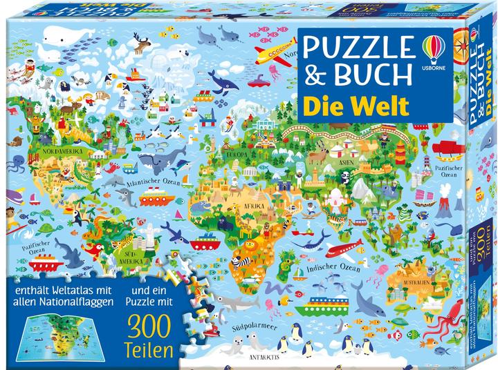 Immagine prodotto Puzzle e libro: Il mondo (300 pezzi)
