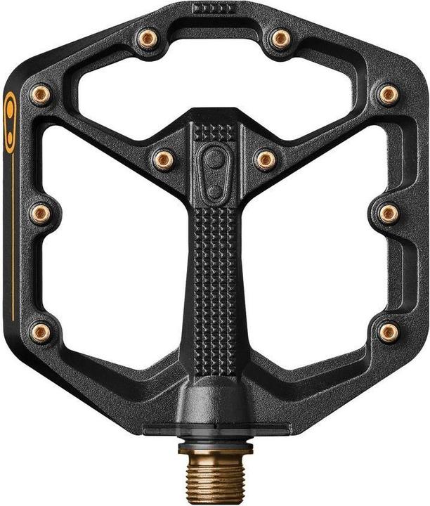 Crankbrothers timbro corpo pedale 11 piccolo sinistro blk/oro