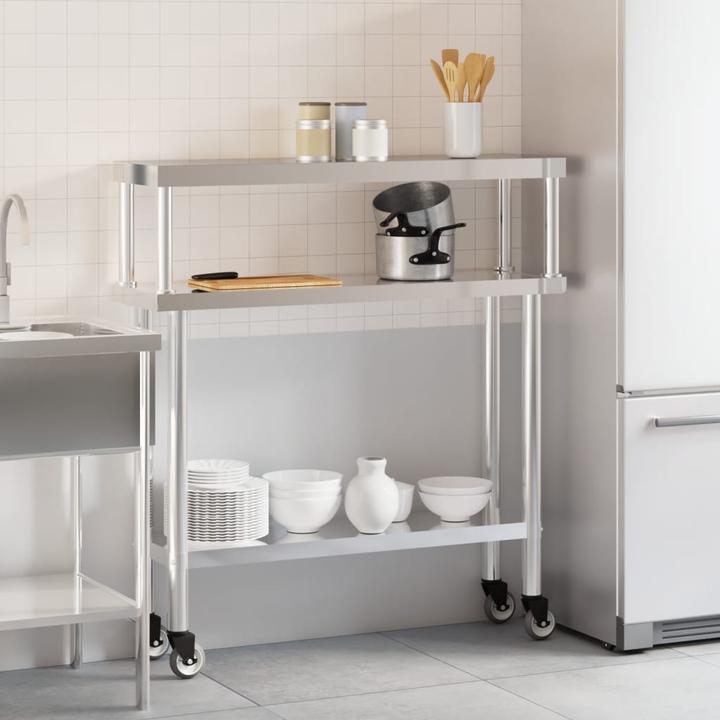 Actual product image vidaXL Küchentisch (30 cm, 110 cm)