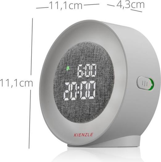 Produktbild Kienzle Wecker mit Beleuchtung rund