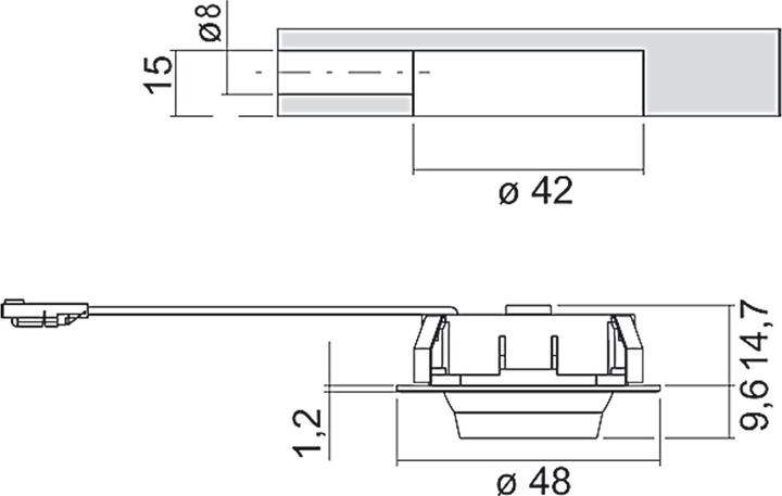 Immagine prodotto L&S Apparecchi da incasso a LED Emotion Super Spot 12 V (80 lm)
