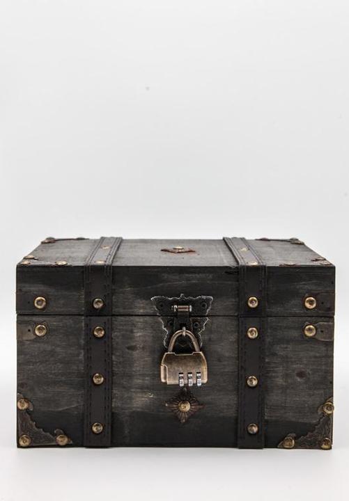 Actual product image Cachet Wooden chest with lock