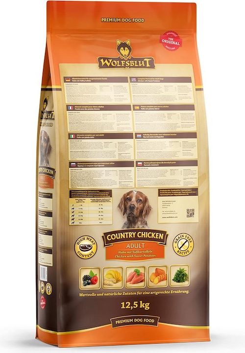 Produktbild Wolfsblut Country Chicken Huhn & Süsskartoffel (Adult, 1 Stk., 12500 g)