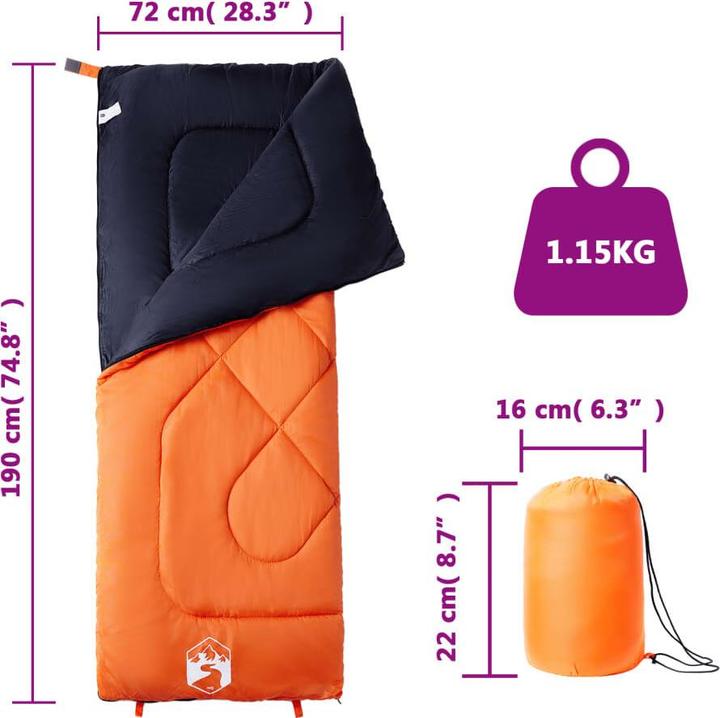 Produktbild vidaXL Schlafsack (190 cm)
