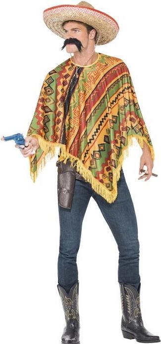 Smiffys Mexican poncho and beard (One size)