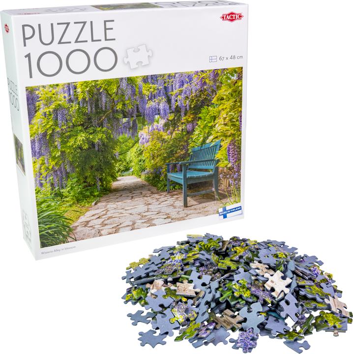 Produktbild Tactic Wisteria Alley In Blossom Puzzle, 1000 pieces (1000 Teile)
