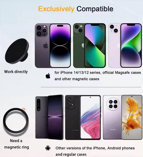 Immagine prodotto PhoneLook Porta telefono magnetico per auto MagSafe ultra resistente e regolabile per parabrezza