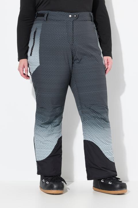 Immagine prodotto Ulla Popken Pantaloni impermeabili da sci con pallini, linguetta con chiusura a strappo e paraneve (60)