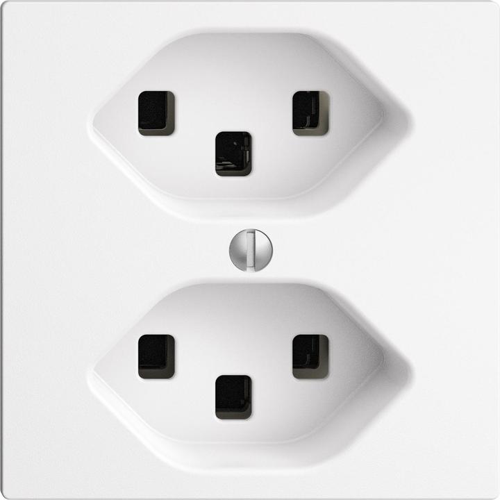 Actual product image Feller Socket 2xT23 Edizio white