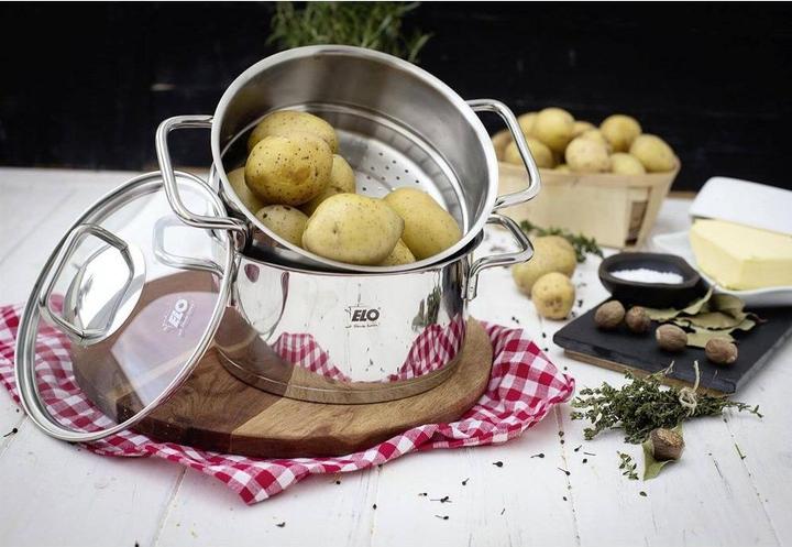 Actual product image ELO Stahlwaren Dampfgarer (18 cm, Steam cooker, Stainless steel)
