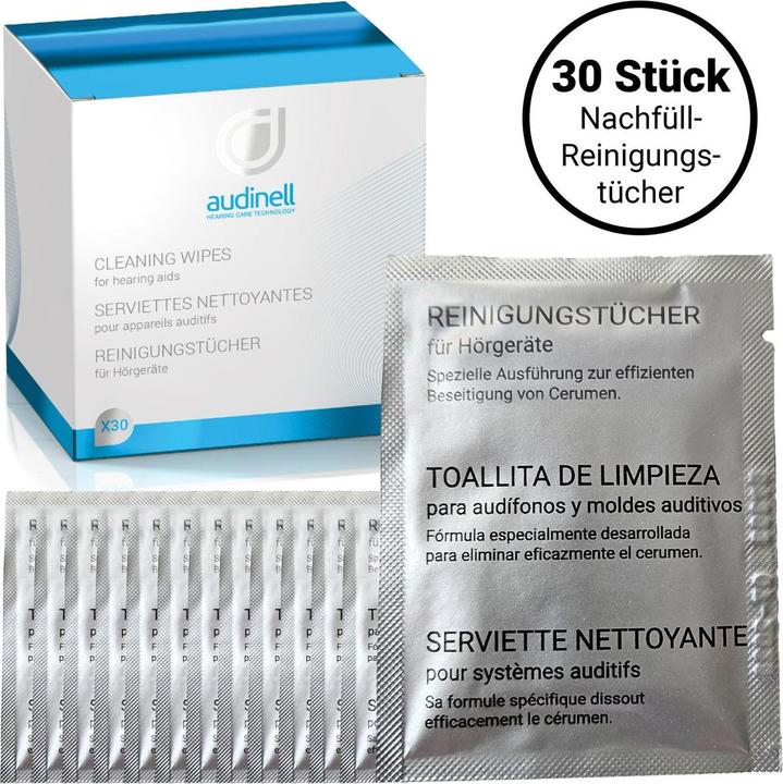 Audinell Hörgeräte – Reinigungstücher