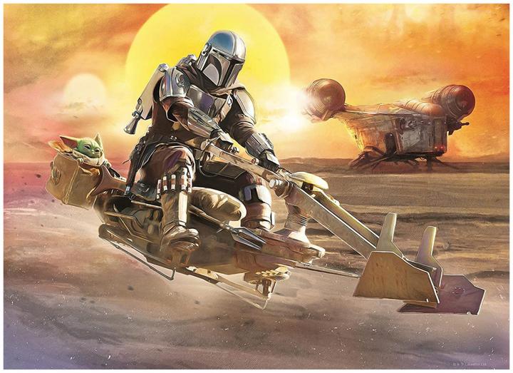 Actual product image Ravensburger 4 Puzzle da 100 Pezzi - The Mandalorian (100 pieces)