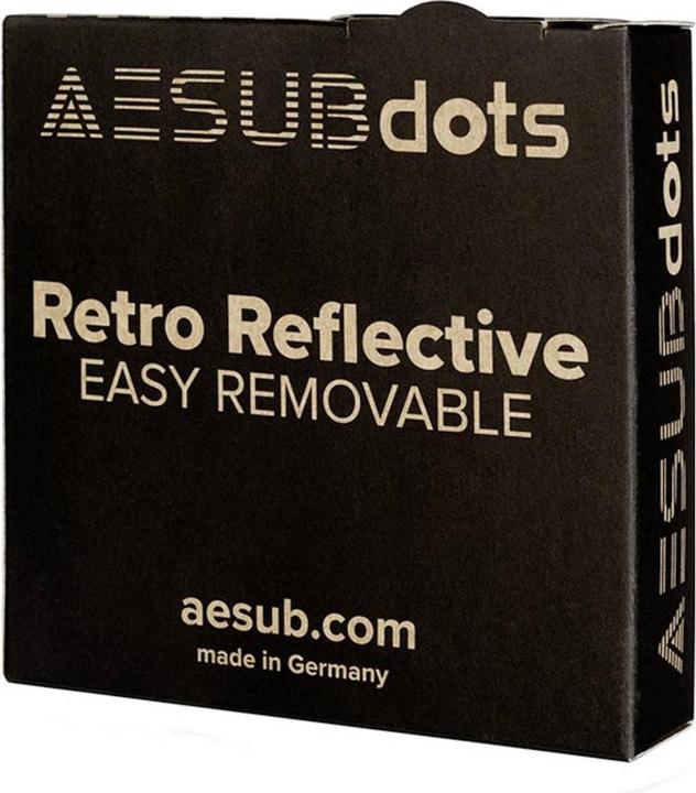 Actual product image Aesub dots retro easy remove 3 mm - Referenzpunkte mit leichter Klebekraft für optische Messverfahren