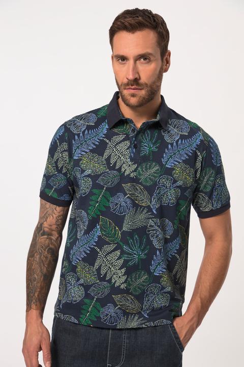Produktbild JP1880 Poloshirt, Halbarm, Allover-Print, Polokragen (6XL)