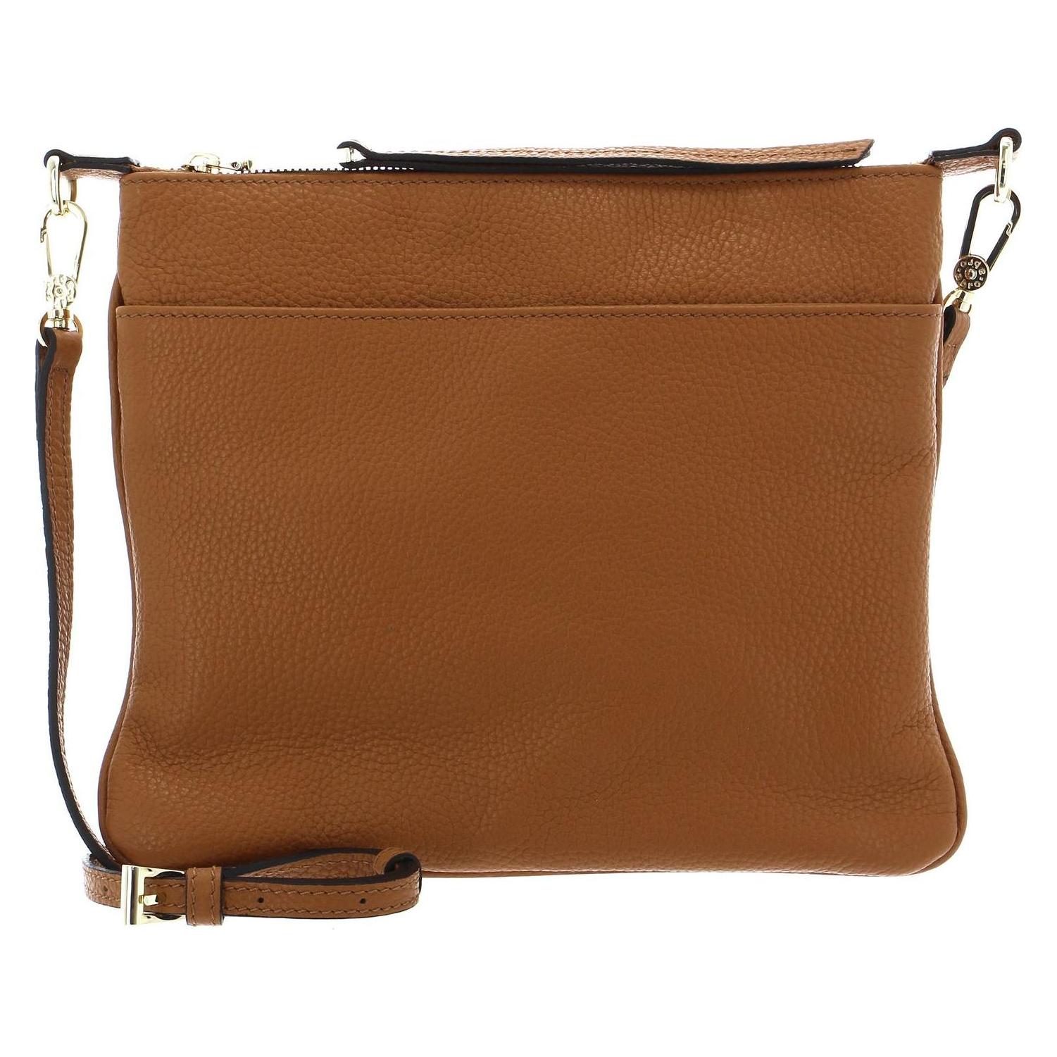 Abro, Damen, Handtasche, Leather Adria Crossbody Bag Onefold, Braun