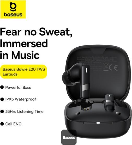 Actual product image Baseus Bowie E20 (ANC, 6 h, Wireless)